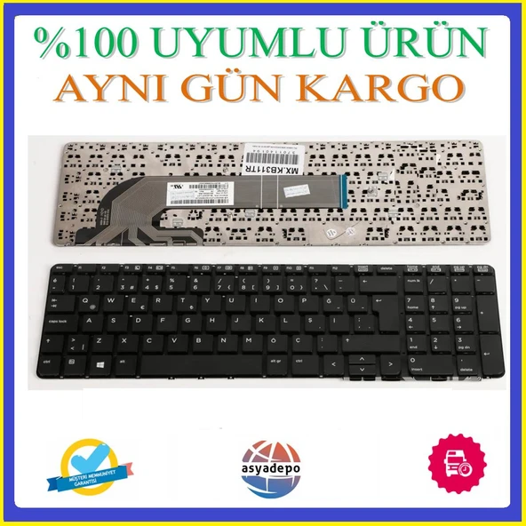 Hp 90.4ZA07.L0T Klavye Tuş Takımı Siyah TR ürün görseli 1