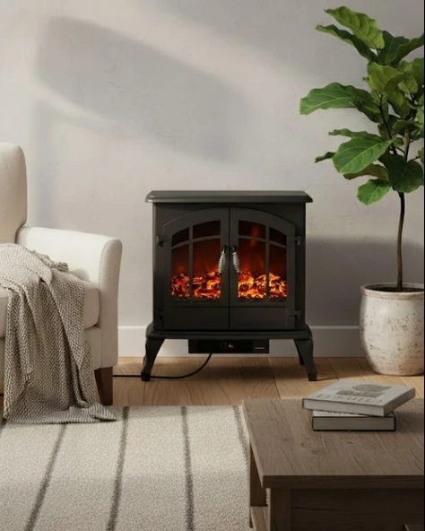 Reyo Stove Babil Isıtıcılı Çift Kademe Dekoratif Elektrikli Şömine ürün görseli 1