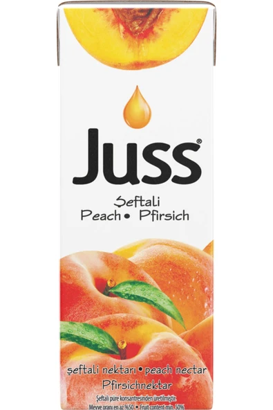 levent JUSSŞeftali Nektarı 200ml X 27 Adet Slim ürün görseli 1