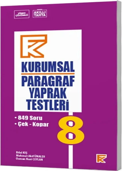 Fenomen Okul Yayınları 8. Sınıf Paragraf Kurumsal FK Yaprak Test ürün görseli 1