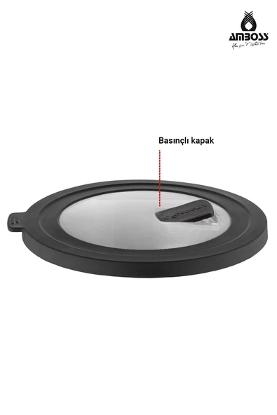 Nova 2 Parça Paslanmaz Çelik Saklama Kabı 18 cm - Resim 4