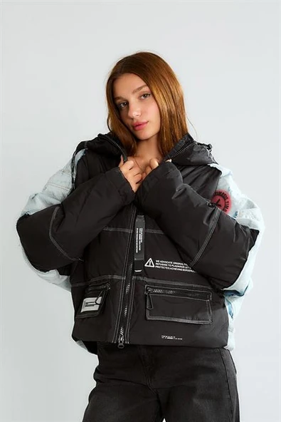 D99608-2K6 ROBİN MONT-SİYAH - Resim 4