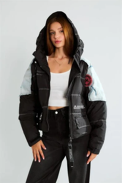 D99608-2K6 ROBİN MONT-SİYAH - Resim 2