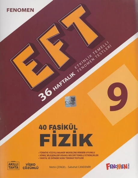Fenomen Okul Yayınları 9. Sınıf Fizik Etkinlik Temelli Fenomen Testleri 40 Fasikül ürün görseli 1