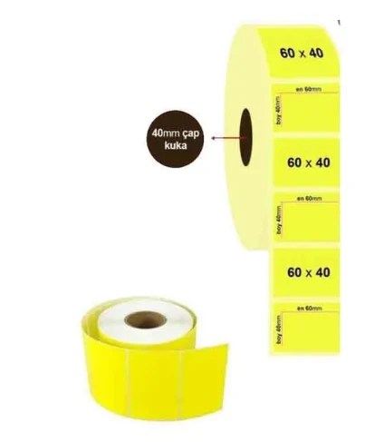 Eczanelere Özel Mega Paket - Eczane Etiketi 40x60 MM 500 Net Sarım 20 Rulo + 56x30 MT 50 Adet + 80x40 MT 50 Adet ürün görseli 1