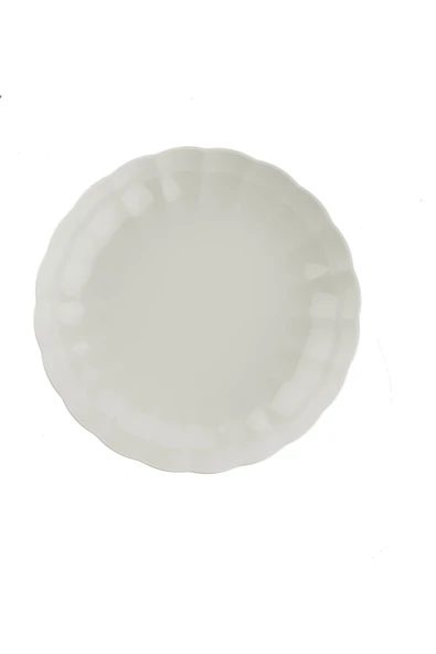 Kütahya Porselen Bone Luz Krem Çukur Tabak 20cm Tekli ürün görseli 1