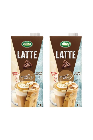 Sütaş Latte 1 Litre X 2 Adet - Resim 2