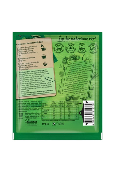 Knorr Kremalı Domates Çorbası 69 gr X 12 Adet - Resim 8