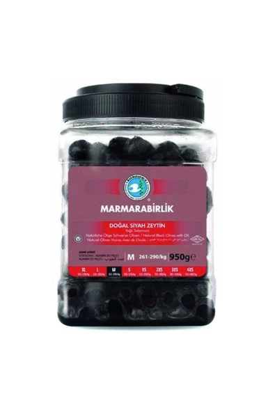 MarmaraBirlik Süper Doğal Yağlı Salamura Pet Zeytin 950 Gr ürün görseli 1