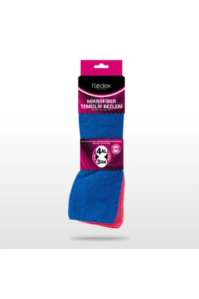 FLODEX Mikrofiber Temizlik Bezi 4 Al 3 Öde ürün görseli 1