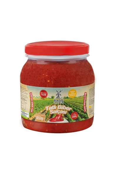 REKOLTE Tatlı Biber Salçası 1650 gr ürün görseli 1