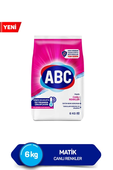 ABC Matik Canlı Renkler 6 Kg ürün görseli 1