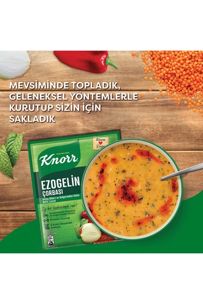 Knorr Ezogelin Çorbası 74 gr X 12 Adet - Resim 3