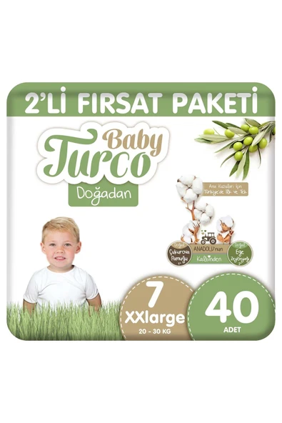 levent Fırsat Paketi Bebek Bezi 7 Numara Xxlarge 40 Adet ürün görseli 1