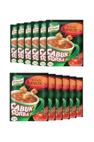 Knorr Çabuk Çorba Kıtırlı Domates 22 Gr X 12 Adet ürün görseli 1