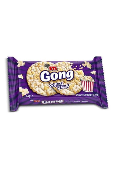 Eti 12'li Eti Gong Mısır Pirinç Patlağı 64 Gr. ürün görseli 1