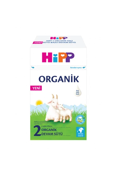Hipp 2 Organik Keçisütü Bazlı Bebek Devam Sütü 400gr ürün görseli 1