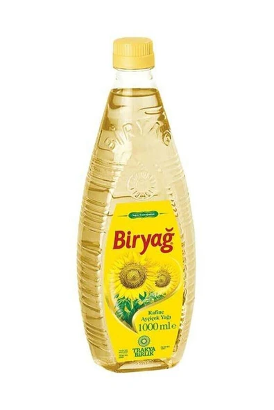 Biryağ Ayçiçek Yağı Pet 1 Lt. Adet ürün görseli 1