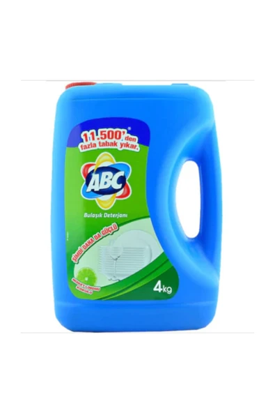 ABC Sıvı Bulaşık Deterjanı Misket Limon Kokulu 4 kg ürün görseli 1