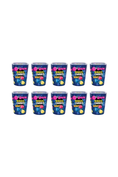Big Babol Magic Cubes Karışık Meyve Aromalı Sakız 22gr x 10 Adet ürün görseli 1