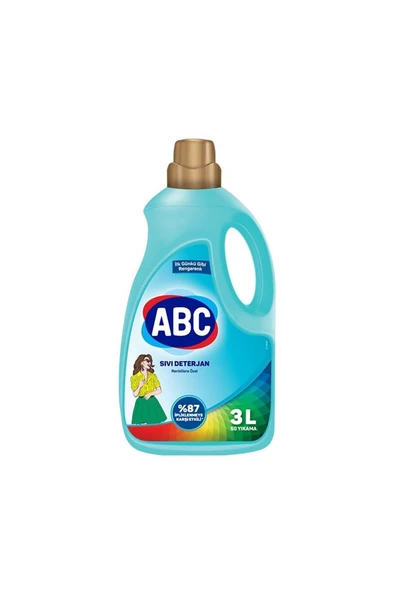 ABC Sıvı Çamaşır Deterjanı Renkliler 3 lt ürün görseli 1