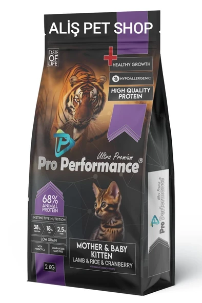 Pro Performance Kuzulu ve Pirinçli Mother & Baby Anne Yavru Kedi Maması 2 Kg ürün görseli 1