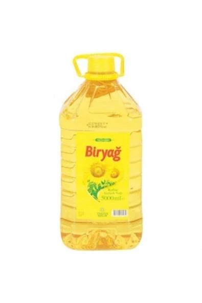 Biryağ Ayçiçek Yağı 5lt Köşeli Pet - Resim 2