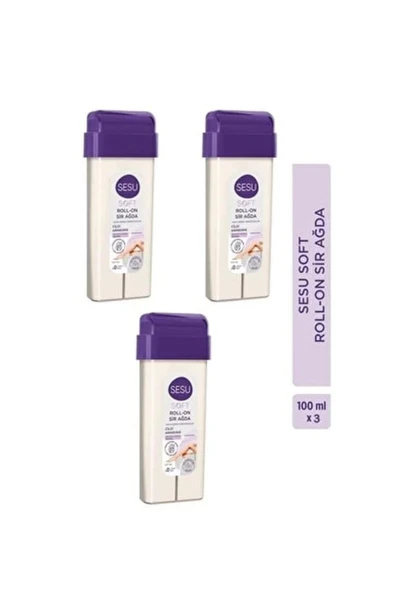Sesu ROLLON SIR AGDA SOFT 100 ML X 3ADET ürün görseli 1