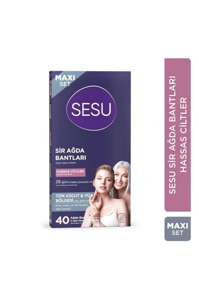 Sesu Hassas Ciltler Ağda Bandı 40 Lı ürün görseli 1