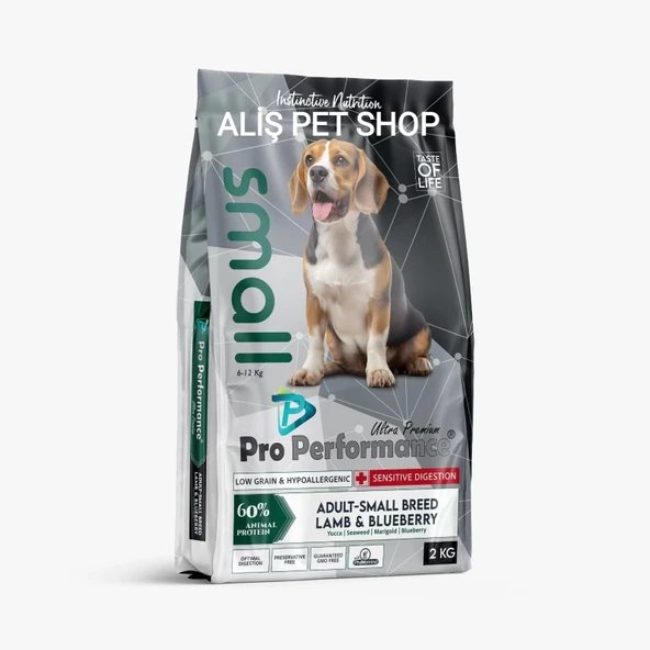 Pro Performance Small Adult Breed Lamb & Blueberry 2 kg ürün görseli 1