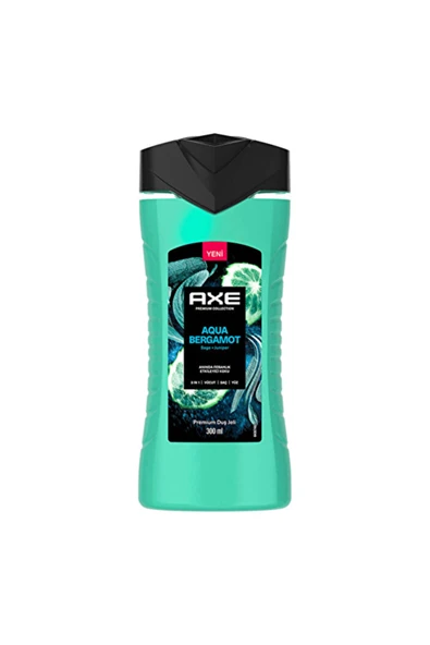 KUT FLY 4 ADET Axe Duş Jeli 3in1 Aqua Bergamot 300 ml ürün görseli 1