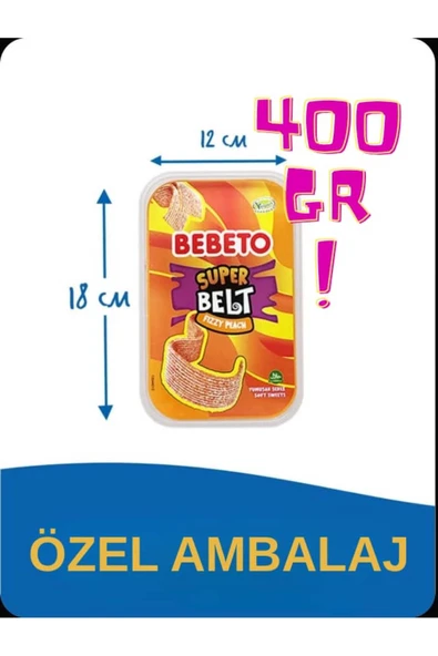 levent SUPER BELTZ FIZZY PEACH 400gr - Resim 5