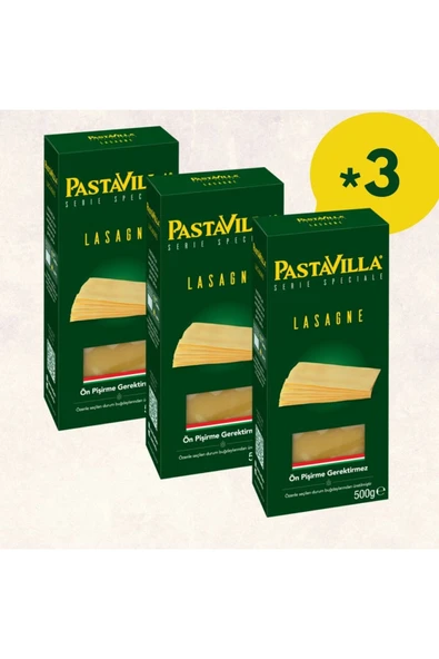 Pastavilla Lazanya 3 ADET 500 Gr. ürün görseli 1