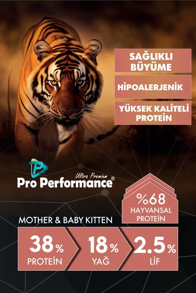 Pro Performance Kitten Salmon & Rice 2 Kg - Resim 3