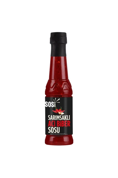 Sosi SOSİ BİBER PARÇACIKLI ACI BİBER SOSU SARIMSAKLI ürün görseli 1