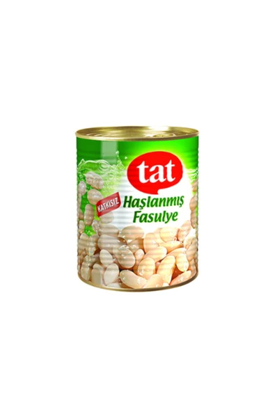 Tat Haşlanmış Kuru Fasulye 800g Konserve x6 Paket ürün görseli 1