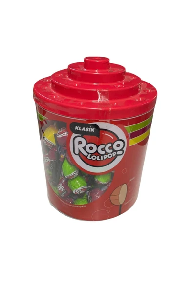 Rocco Lolipop Meyve Aromalı Şeker 8 Gr X 130 Ad ürün görseli 1