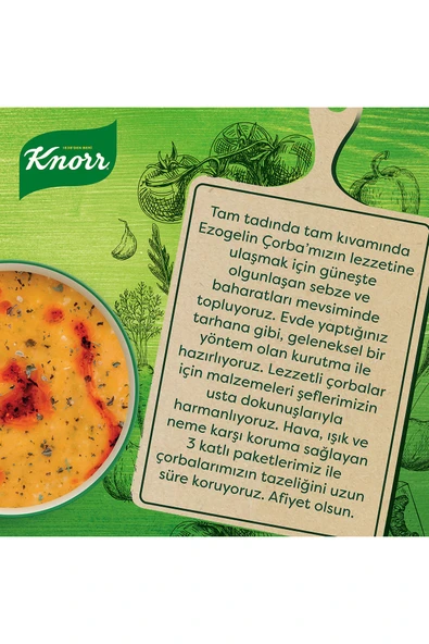 Knorr Ezogelin Çorbası 74 gr X 12 Adet - Resim 5