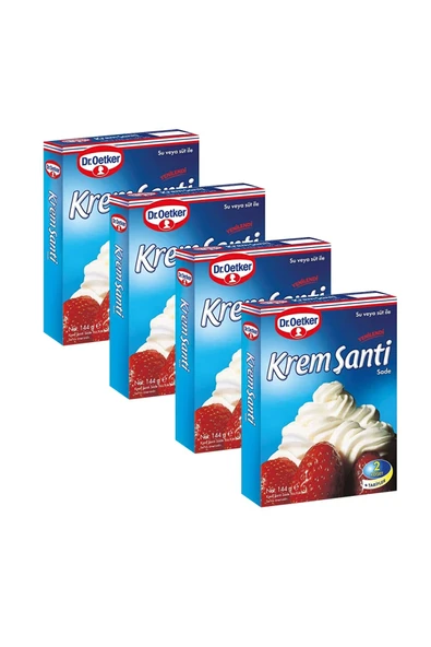Dr. Oetker Krem Şanti 144 gr x 4 Adet ürün görseli 1