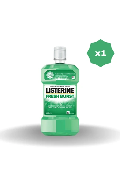 Listerine Li̇steri̇ne Ağiz Gargarasi 500 Ml Nane Burst - (1 Adet) ürün görseli 1