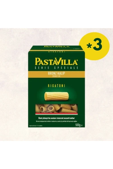 Pastavilla Bronz Kalıp Rigatoni 500 Gr. - 3 * 500 Gr. ürün görseli 1