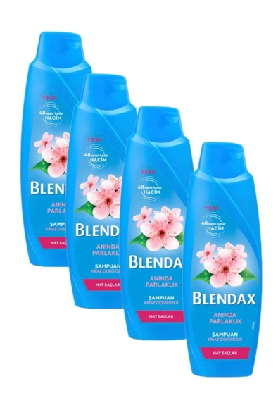 Blendax Anında Parlaklık Kiraz Çiçeği Özlü Şampuan 4 X 470 Ml. ürün görseli 1