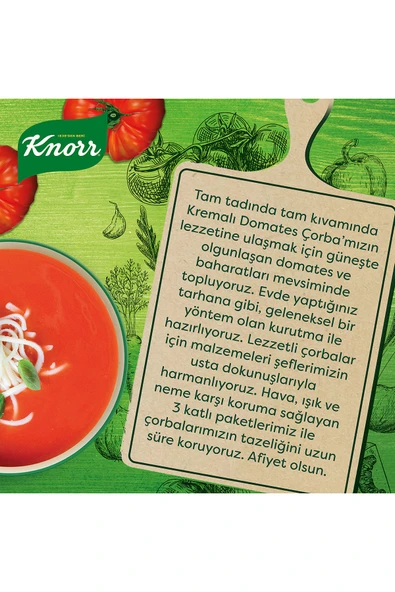 Knorr Kremalı Domates Çorbası 69 gr X 12 Adet - Resim 5