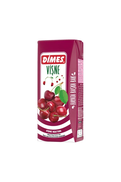 Dimes Meyve Suyu 200ML Vişne x 27 Adet ürün görseli 1
