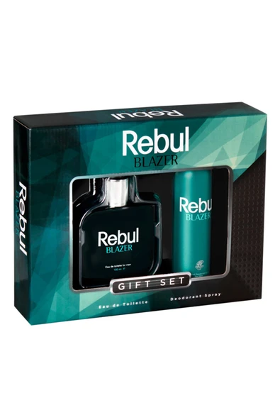 Rebul Blazer Edt 100 ml +  Deodorant 150 ml Erkek Parfüm Seti 8691226605548 ürün görseli 1