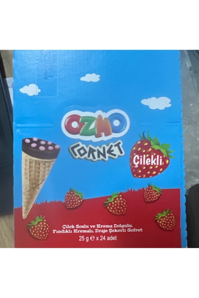 Şölen OZMO CORNET ÇİLEKLİ 25 GR*24 ürün görseli 1