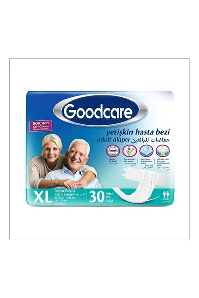 Goodcare Xl Belbantlı Yetişkin Hasta Bezi Xl 30'lu ürün görseli 1