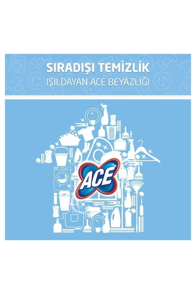 ACE 4 L Çamaşır Suyu Klasik - Resim 6