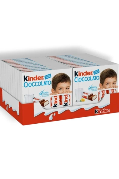 Kinder Sütlü Çikolata Bar Chocolate T4 50 gr X 20li ürün görseli 1