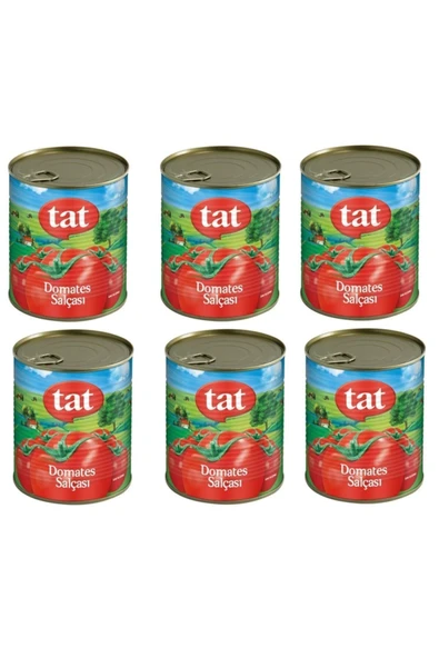 Tat Domates Salçası 830 Gr X 6 Adet ürün görseli 1